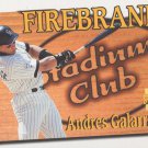 1997 Stadium Club Firebrand Redemption F4 Andres Galarraga