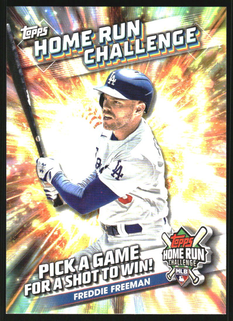 2024 Topps Home Run Challenge Code HRC12 Freddie Freeman