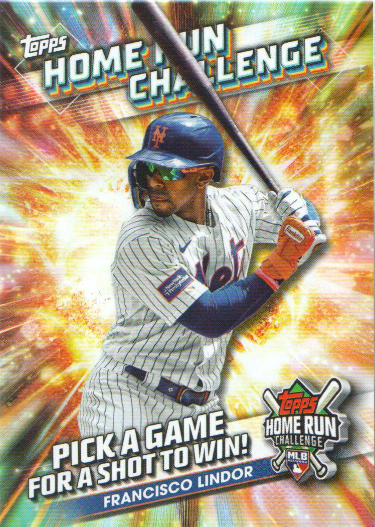 2024 Topps Home Run Challenge Code HRC16 Francisco Lindor
