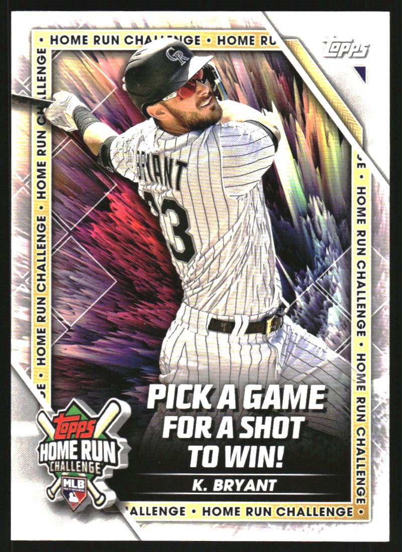 2023 Topps Home Run Challenge Code Card HRC7 Kris Bryant