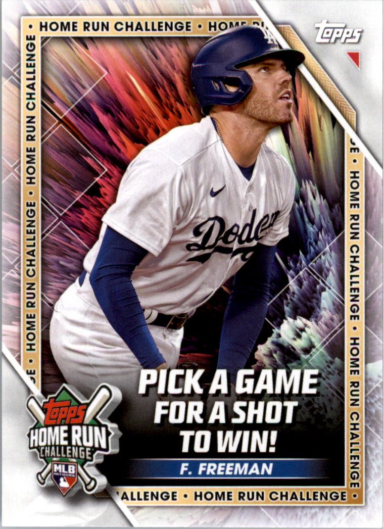 2023 Topps Home Run Challenge Code Card HRC22 Freddie Freeman