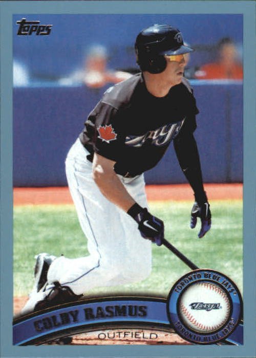 2011 Topps Update Wal-Mart Blue Border US72 Colby Rasmus
