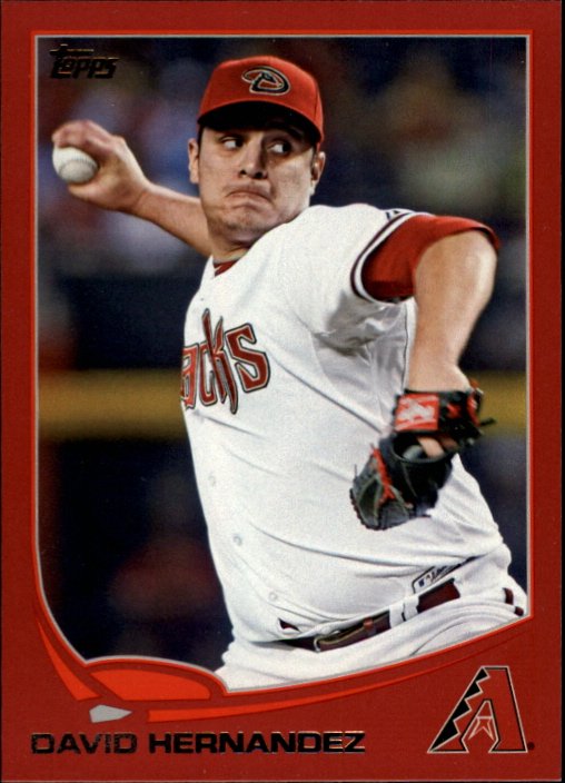 2013 Topps Target Red Border 281 David Hernandez
