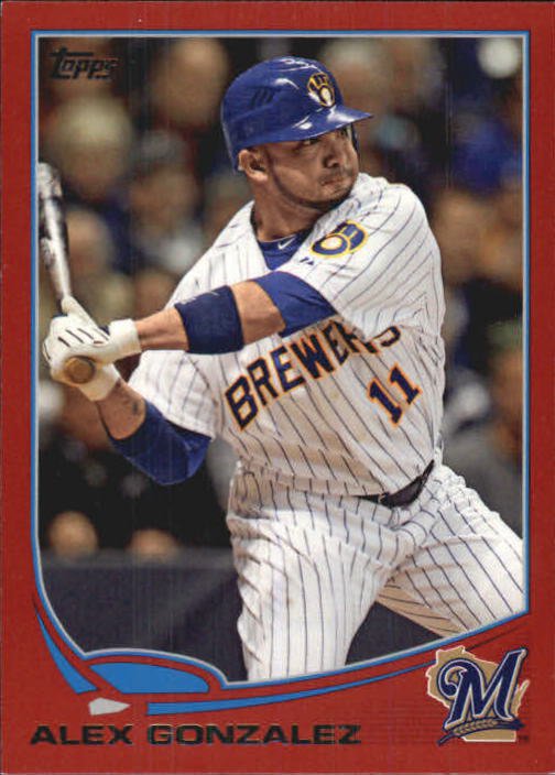 2013 Topps Target Red Border 322 Alex Gonzalez