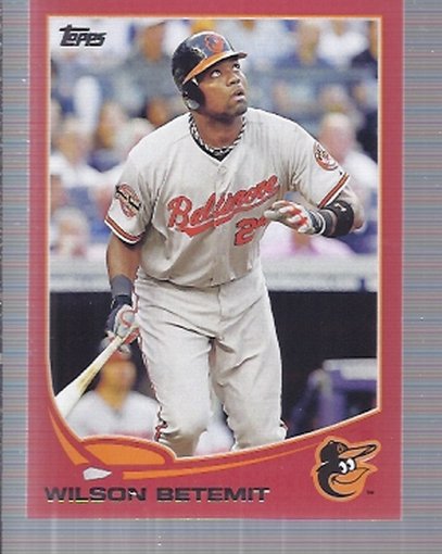 2013 Topps Update Target Red Border US187 Wilson Betemit
