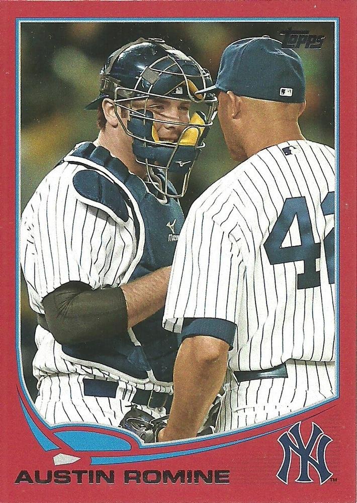 2013 Topps Update Target Red Border US263 Austin Romine
