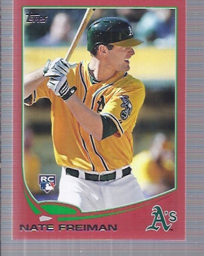 2013 Topps Update Target Red Border US264 Nate Freiman