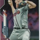 2020 Topps Chrome Pink Refractors 96 Mike Soroka 2020 Topps Chrome Pink Refractors 96 Mike Soroka
