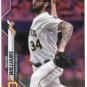 2020 Topps Chrome Pink Refractors 163 Trevor Williams