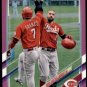2021 Topps Chrome Pink Refractors #205 Nick Castellanos