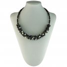 Garnet Necklace L~54cm (Garnet, Pearl, Сhrysolite)