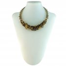 Rauchtopaz Necklace L~45 cm (rauchtopaz and cetrine)