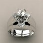 Creative Exquisite Wedding Set Cocktail Rings Solitaire with Accents sizes 5 7 8