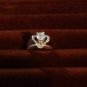 Creative Exquisite Wedding Set Cocktail Rings Solitaire with Accents sizes 5 7 8