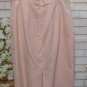Pretty as a Peach Color 2pc Skirt Suit size Medium Pre-Owned