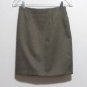 2pc Skirt Suit Soft Brown Color size M