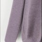 Knit Tee Lavender Long Sleeves Size S, M, L Over Sized (can fit Plus Sizes)