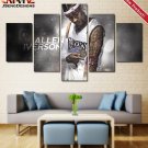 Allen Iverson Wall Art Painting On Canvas 76ers Poster Home Decor Print HD.