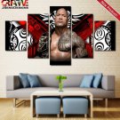 The Rock Painting Canvas Dwayne Johnson Poster Wall Art WWE Home Decor Print HD.