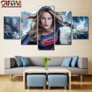 Supergirl Wall Art Decor Oil Painting On Canvas Framed Melissa Benoist Poster HD