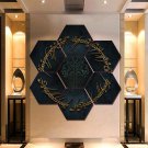 Lord Of The Rings Wall Art Painting Canvas Poster Print Decor 7 Hexagon Panels.