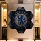Chelsea F.C. Wall Art Painting Canvas Poster Print Home Decor Hexagon 7 Panels.