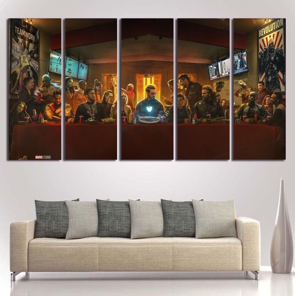 Avengers Infinity War Poster Print Canvas Fan Wall Art Painting Home Decor.