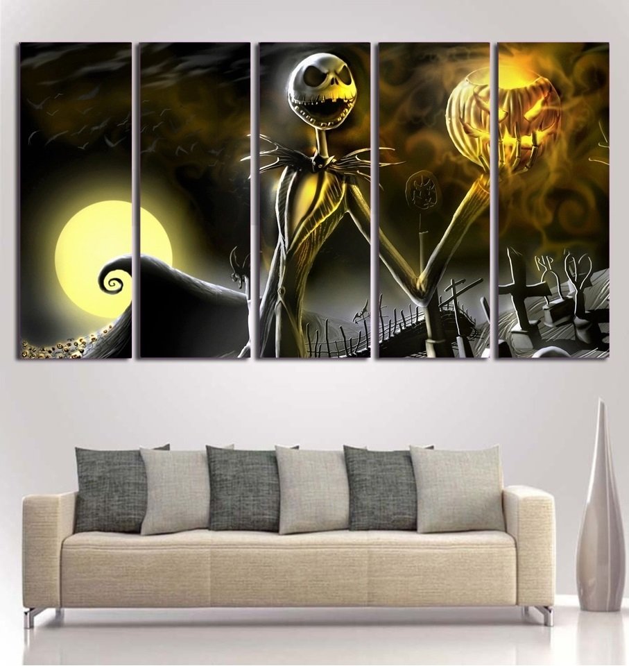 Nightmare Before Christmas Wall Art Painting Canvas Poster Print HD Framed