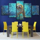 Dog Wall Art Cute Doggy Painting On Canvas Home Decor Poster Print HD Framed
