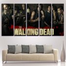 Walking Dead Horror Wall Art Decor Painting Canvas Framed Poster Print HD.