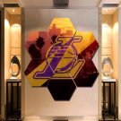 Los Angeles Lakers Canvas Painting Poster Decor 7 Hexagon Panels Wall Art Framed