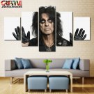 Alice Cooper Wall Art Decor Oil Painting Canvas Framed Rock And Roll Poster HD.