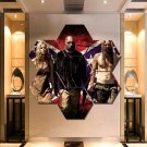 Devil's Rejects Wall Art Painting Canvas Poster Print Decor 7 Hexagon Panels.