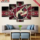 Arizona Coyotes Hockey Poster Print Painting On Canvas Wall Art Home Decor.