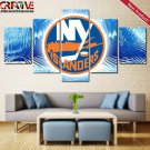 New York Islanders Hockey Poster Print Painting On Canvas Wall Art Home Decor.