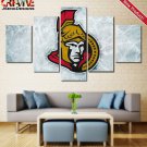 Ottawa Senators Hockey Poster Print Painting On Canvas Wall Art Home Decor.