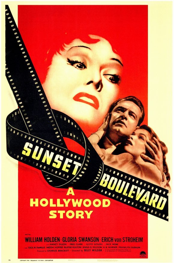 Sunset Boulevard Movie Poster Print HD Wall Art Home Decor Silk 27" x 40"
