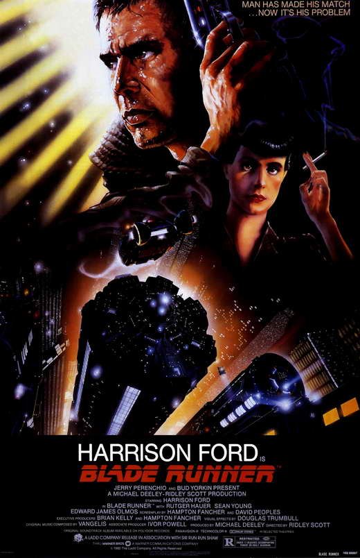 Blade Runner Movie Poster Print HD Wall Art Home Decor Silk 27" x 40"