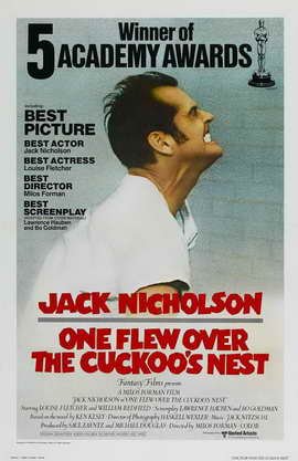 One Flew Over The Cuckoo's Nest Movie Poster Print HD Wall Art Home Decor Silk 27" x 40"