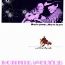 Bonnie and Clyde Movie Poster Print HD Wall Art Home Decor Silk 27" x 40"