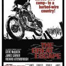 The Great Escape Movie Poster Print HD Wall Art Home Decor Silk 27" x 40"