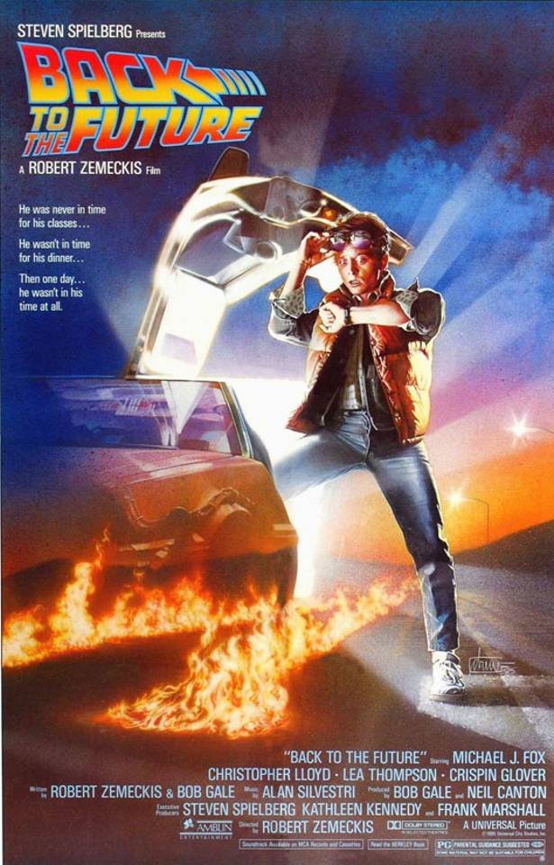 Back To The Future Movie Poster Print HD Wall Art Home Decor Silk 27" x 40"