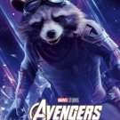 Avengers Rocket Endgame Movie Poster Print HD Wall Art Home Decor Silk 27" x 40"