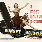 Sunset Boulevard Movie Poster Print HD Wall Art Home Decor Silk 27" x 40"