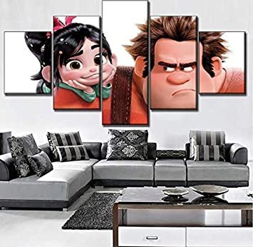 Wreck it Ralph Canvas Wall Art  Framed Decor Poster Print