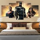 Superman Batman Wonder Woman Canvas Wall Art  Framed Decor Poster Print