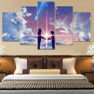 Japanese Movie Your Name Canvas Wall Art  Framed Decor Poster Print