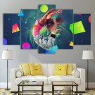 Hip Hop Dance Abstract Canvas Wall Art  Framed Decor Poster Print