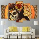 Dead Woman Sugar Skull Canvas Wall Art  Framed Decor Poster Print