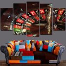 Casino Roulette Canvas Wall Art  Framed Decor Poster Print